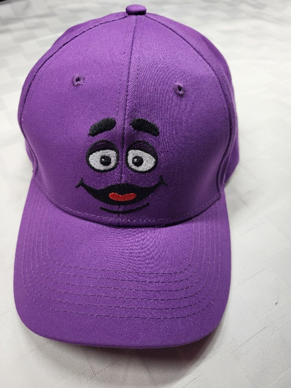 McDonald's Grimace Velcro Adjustable Baseball Cap - Like New